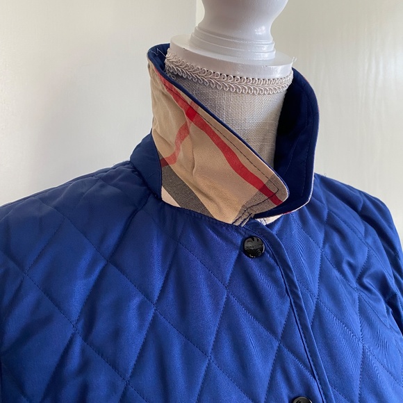 Burberry Diamond Quilted Thermoregulated Jacket, Blue Royal S - Picture 8 of 12